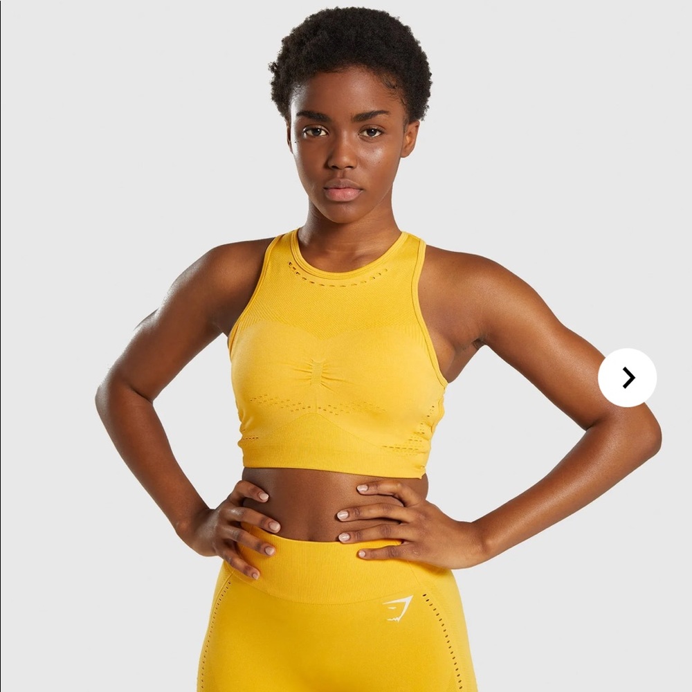 Gymshark Flawless Knit Sports Bra - Black